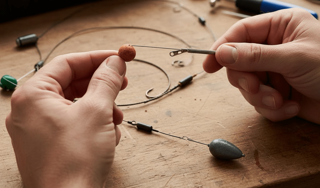 montage carpe bouillettes